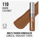 thumbnail image 2 of Corrector Rimmel London Multi-Tasker 110, coco caliente, 10 ml, 2 of 7