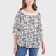 thumbnail image 3 of Blusa Mujer Macramé Ecru Print Corona, 3 of 5