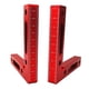 thumbnail image 3 of 2 Uds Caja De Cuadrados De Posicionamiento De 90 Grados Clip De Fijación De ángulo Recto DIY De Carpintero Rojo, 3 of 5