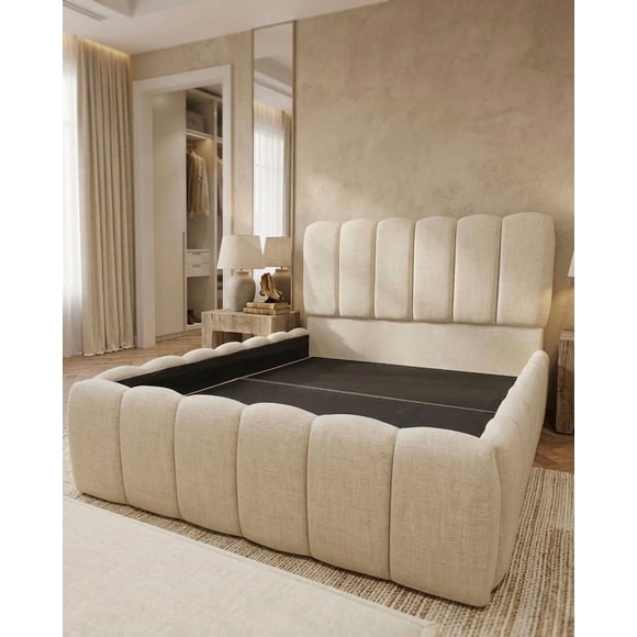 Cama Nube 1 Plaza Crudo