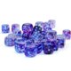 thumbnail image 2 of Nebulosa Dice Chessex, 12 mm, d6, nocturna, azul con luminaria (36), 2 of 3
