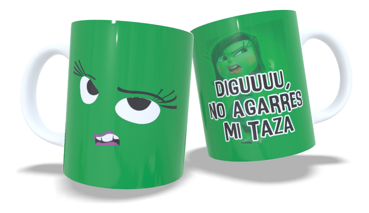 Arumistorechile - Tazon Taza Colección Intensamente 2 No Toques Mi Taza - Desagrado