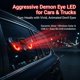 thumbnail image 2 of Luz coche ojos demonio solar inalámbrica USB-C recargable SUV camionetas, 2 of 8