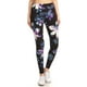 thumbnail image 1 of Leggings Largos Estilo Yoga con Estampado Floral y Silueta Galáctica, Forrados con Bandas - Multicolor, 1 of 4