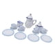 thumbnail image 1 of Juego De Té En Miniatura Para Casa De Mu?ecas, 15 Uds., 1:12, Juego De Té En Miniatura Para Cocina, Punto Azul, 1 of 5