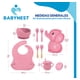 thumbnail image 3 of Set 10 Piezas Platos Comer Bebé Silicon Color Rosa Rosado, 3 of 3