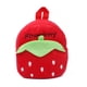 thumbnail image 1 of Cute Strawberry Plush Backpack Cartoon Animal Mini School Bags Candy Bag for Kids Baby Girl Boy Gift 1-3 Years, 1 of 3