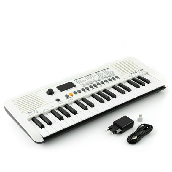 TON-Color teclado 37 Notas White Tonic