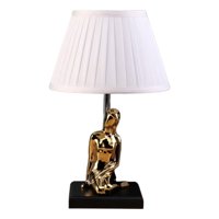 Genérico - Lámpara Mesa Decorativa Led Con Estatua Artística Hogar Jhn