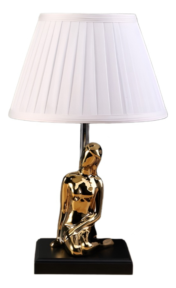 Genérico - Lámpara Mesa Decorativa Led Con Estatua Artística Hogar Jhn