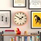 thumbnail image 2 of JONES CLOCKS® Reloj de Pared Tigre | Reloj de Estación Redondo Moderno | 30 cm | Naranja | Diseño Fresco para Cocina, Sala u Oficina, 2 of 6