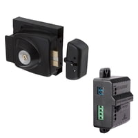 Kit Eléctrico Simple: Cerradura Eléctrica Sobreponer Odis 783 + Transformador