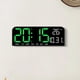 thumbnail image 2 of Reloj Digital De Pared Con Indicador De Temperatura Verde, 2 of 3