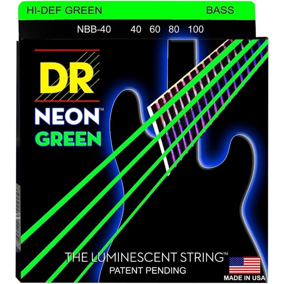 Cuerdas Para Bajo Eléctrico Hi def Neon Ngb 40