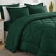 thumbnail image 4 of Set de edredón CozyLux King de microfibra verde esmeralda, 7 piezas, 4 of 8