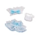 thumbnail image 1 of Disfraz De Traje De Sirvienta Para Muñecas De 3 Piezas Para Muñecas De 17 Cm, Muñecas Para Niños, Muñecas Para Niñas, Azul, 1 of 3