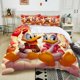 thumbnail image 1 of Cartoon Bedding Duvet Cover Donald Duck 100% Polyester 3D Digital Printing Full Size Bedroom Decor Teenagers Gift Bed Sheets, 1 of 5