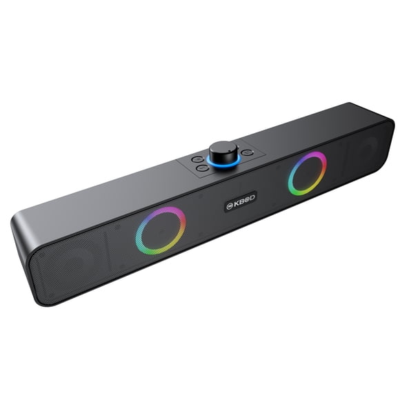 Parlante Soundbar Kbod Kb-bc70 Bluetooth Gamer 10w Rgb Negro