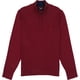 thumbnail image 4 of Suéter IZOD Essentials Premium para Hombre con Cierre Cuarto de Cremallera Granate XL, 4 of 4