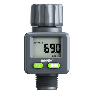Rainpoint - Medidor Flujo Caudal Consumo De Agua Flujometro Digital