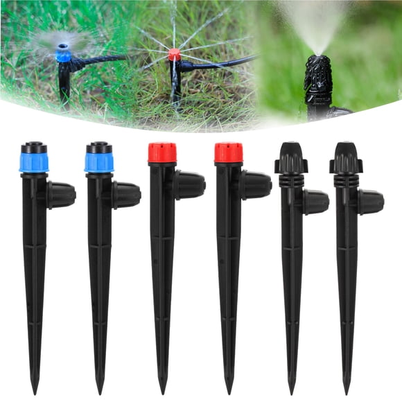 Emisores de riego por goteo FULAIERGD, 60 piezas, ajustables, para tubo de 1/4"