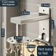 thumbnail image 4 of 1pc Kitchen Wall Mounted Spatula Spoon Hanging Rack, Kitchenware Storage Rack, Swivel Hook Storage Rack, 4 of 4