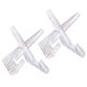 thumbnail image 1 of Uxcell 21.5 x 12.5 cm Soportes de Placas de Madera para Exhibición de Marcos de Fotos Pinturas 2 Piezas Blanco, 1 of 5