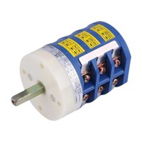 Ioensy - Interruptor De Máquina De Neumáticos 40A Interruptor De Pedal De Mesa Giratoria Interruptor De Avance Y Retroceso Del Motor Azul