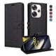 thumbnail image 4 of Premium Wallet Case for Xiaomi Poco F6 5G with Card Slots & Kickstand, Flip Cover Black, 4 of 6