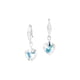 thumbnail image 1 of Aros Amor Plata Italiana 925 y Cristal Genuino Aurora Boreal, 1 of 4