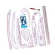 thumbnail image 4 of Juego de regla curva francesa para coser estilo, juego de reglas métricas, herramientas de medición, regla para hacer patrones de ropa flexibles para 11 piezas, 4 of 5