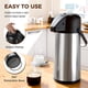 thumbnail image 3 of Dispensador de café Gezoss Airpot de acero inoxidable, 3 litros, 3 of 8