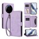 thumbnail image 1 of Funda Cartera Mariposa para [Xiaomi 17 Ultra] con Soporte y Cremallera Morado claro, 1 of 6