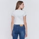 thumbnail image 2 of Polera Mujer M/C Rib Cuello V Roulette Gris Corona, 2 of 5