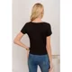 thumbnail image 3 of Polera Mujer Manga Corta Acanalada Tiritas 3394, 3 of 3