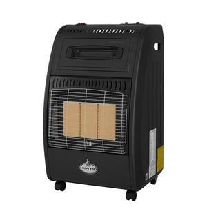 Klyma - Estufa A Gas Hibrida 15 Kg 4.2Kw 1500W Varme Hybrid Black