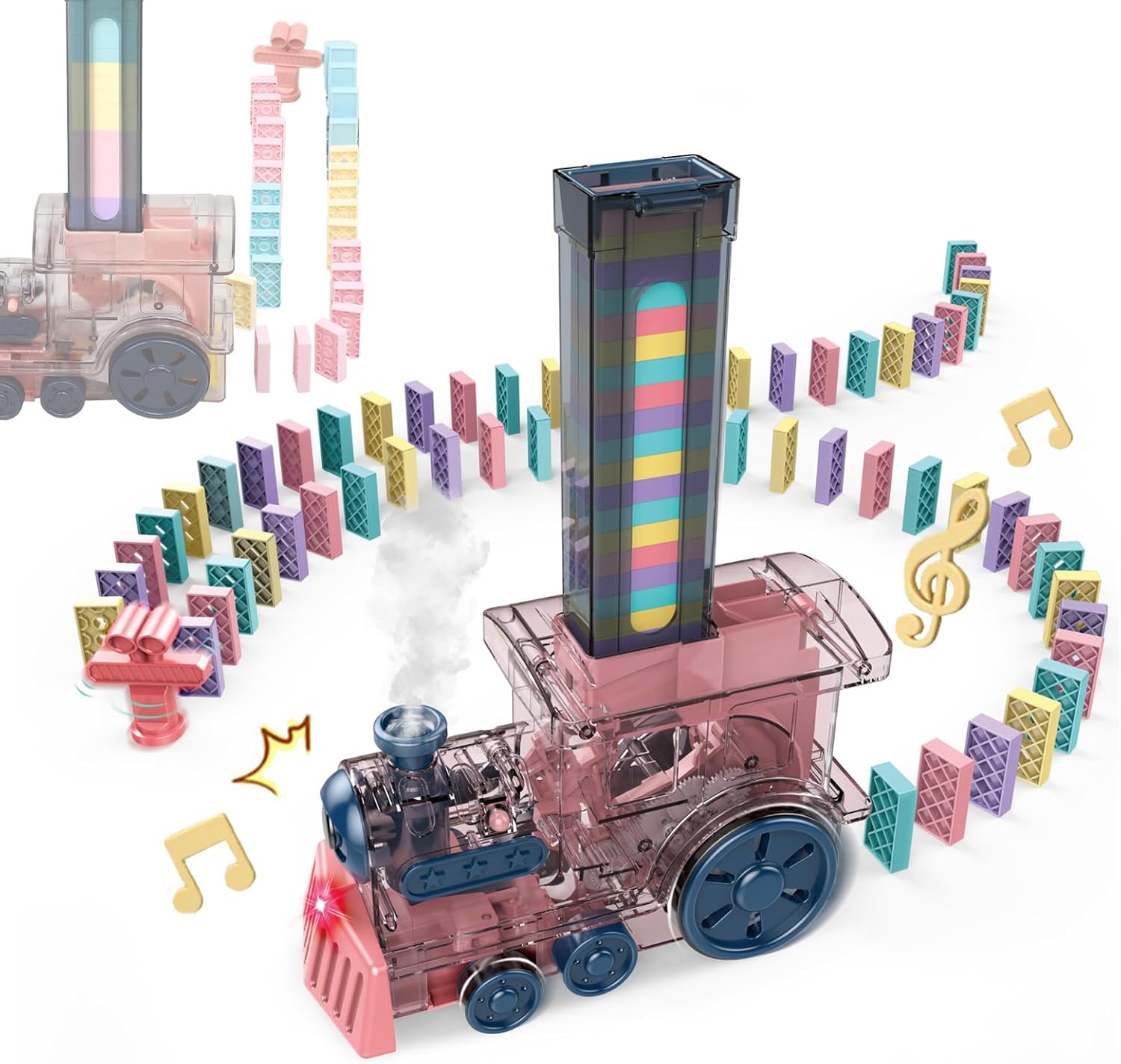 Dym - Juguete Trencito Domino Didáctico Para Bebes