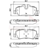 Pastillas Freno Para Auto Allied Nippon Adb02262