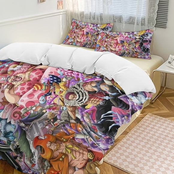 Charlotte Linlin Bed Duvet Cover Funny Anime Cartoon Bedding Sets Lightweight 3 Piece Comforter Sets