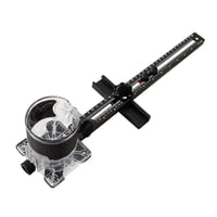 Ioensy - Plantilla Para Ranurar El Soporte Del Gabinete Y El Hardware Del Enrutador Para Tallar Cortes Redondos Con Base