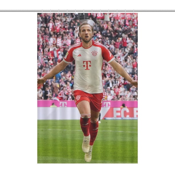 Harry Kane Cortina de Ducha para Baño Decoración del Hogar, Cortinas de Baño Impermeables Duraderas, Cortina de Baño, Decoración de Baño para Adultos Niñas Niños, Regalos para Casa 119cmX180cm
