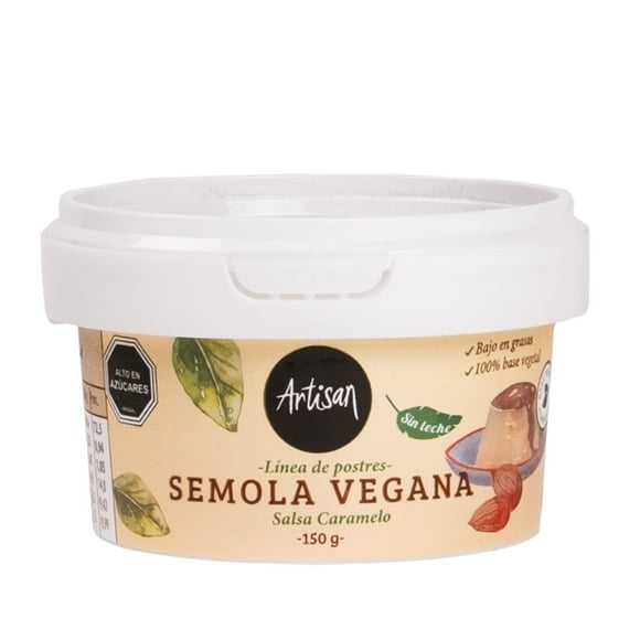 Sémola Vegana Salsa Caramelo, 150 g