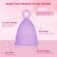 thumbnail image 2 of Copa Menstrual TELEWEE de Silicona Médica 12 h sin Fugas, 2 of 6