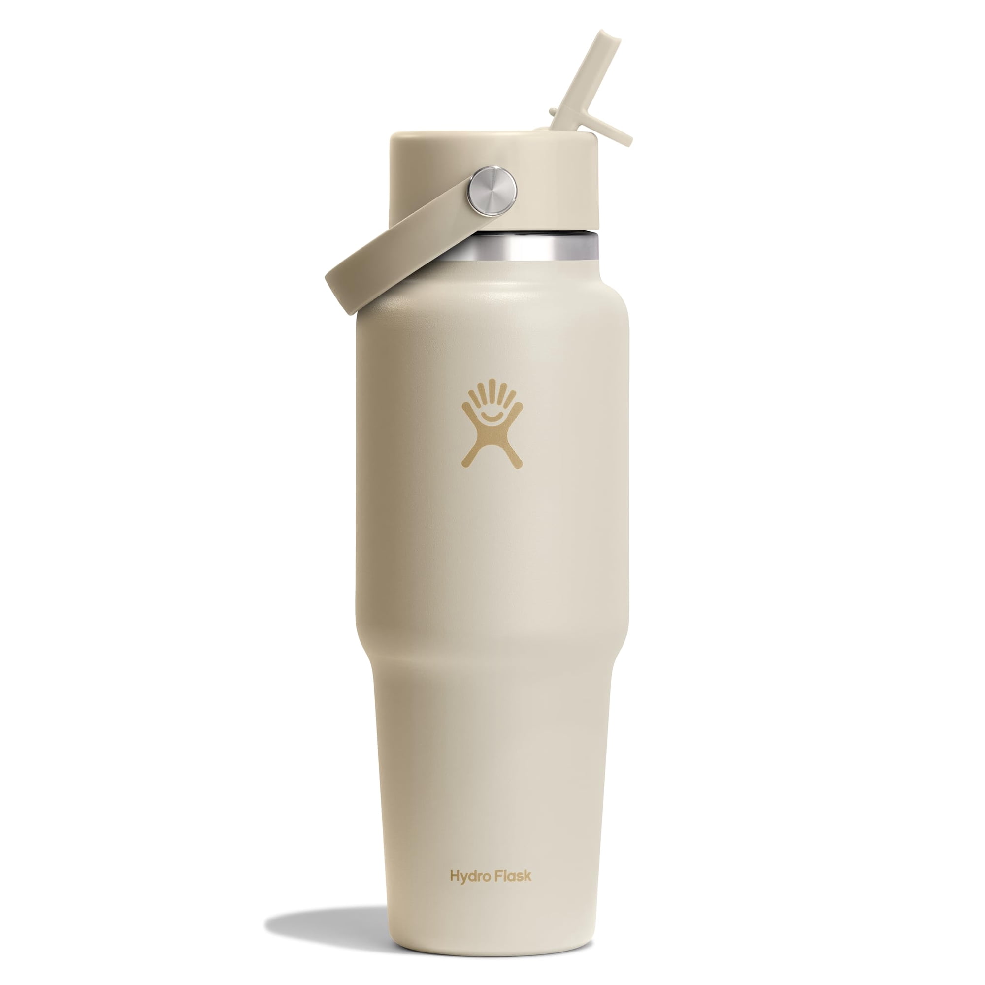 Botella De Agua Hydro Flask Para Viaje Aislada 946 Ml Crema De Coco