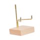 thumbnail image 1 of Base Cuadrada De Madera Del Soporte De Exhibición Para La Piedra Preciosa De La ágata De La Joyería Peque?a C, 1 of 5