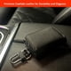 thumbnail image 2 of Funda De Piel Para Llaves De Coche Color Negro Para Llaves Inteligentes, 2 of 8