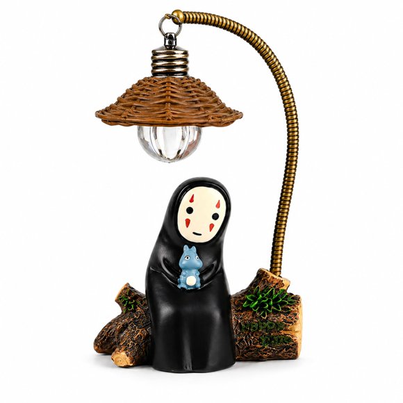 Lámpara OVANUS Sin Cara Mini de Resina – Luz Nocturna Anime