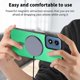 thumbnail image 4 of Magnetic Slim Case for Motorola Moto G Play 2024 4G with Camera Guard & Anti-Scratch Back Green, 4 of 6
