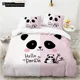 thumbnail image 1 of Cartoon Lovely Panda Bedding Set White Bed Linen Gift For Kids Girls Duvet Cover Set, 1 of 5
