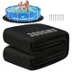 thumbnail image 1 of Alfombra para Forro de Piscina RHRTTUE 15 pies Resistente 300GSM Negra, 1 of 8